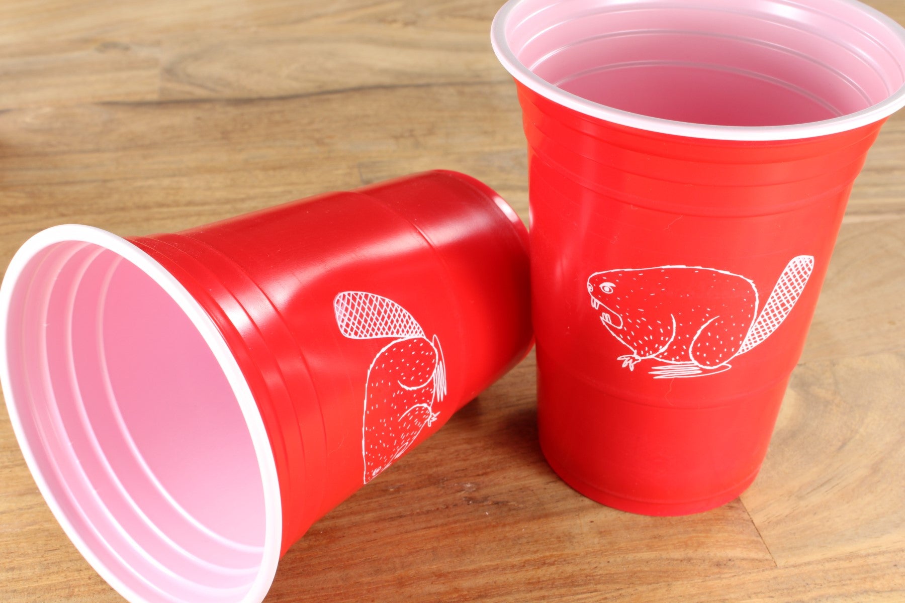 Custom-Printed American Party Cups in Red or Blue & Drinksware UK